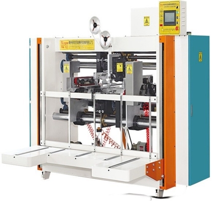 Dwie głowice Semi Auto Gluer Machine 120mm Pitch For Offset Printed Carton