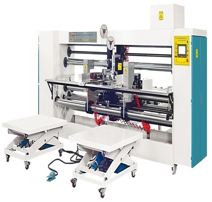 Półautomatyczna maszyna do szycia podwójnej głowy 7180mm 11kw do kartonu falistego
