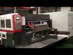 Stalowa Flexo Drukowanie Karton Maszyna do cięcia 380V / 50Hz / 3Ph do produkcji kartonów